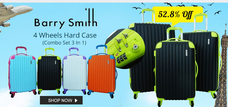 barry smith 3 in 1 luggage